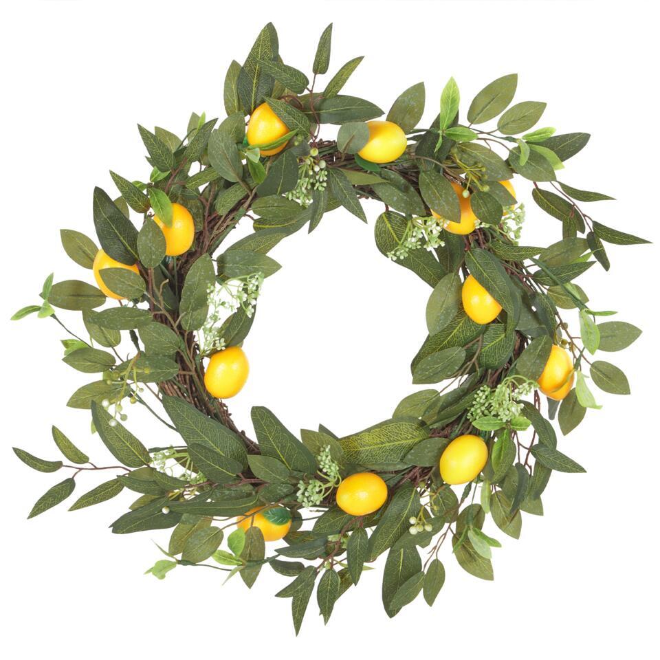 LENRUN - Krans - Groen - 50 cm - Polyester