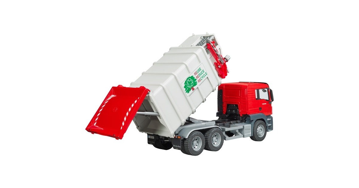 bruderMAN TGS vuilniswagen zijlader Modelvoertuig  (03761)