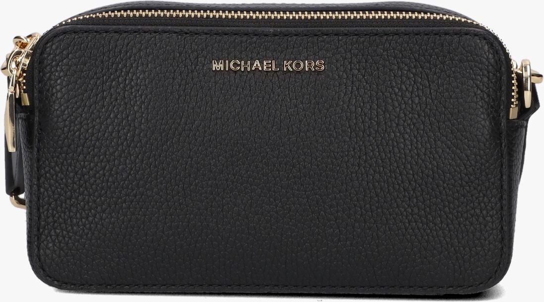 MICHAEL KORS zwarte michael kors handtas sm dbl zp camra chn xbody