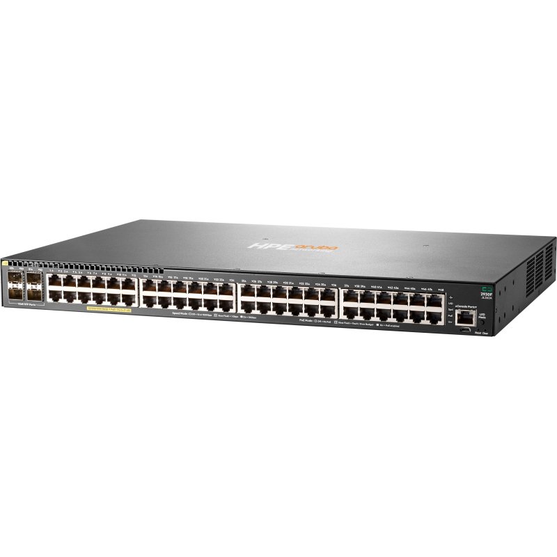 HPE Aruba Networking 2930F 48G PoE+ 4SFP Switch