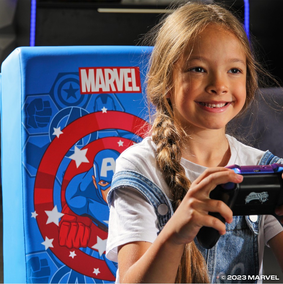 Xrocker Marvel Video Rocker Chair - Hero - Captain America