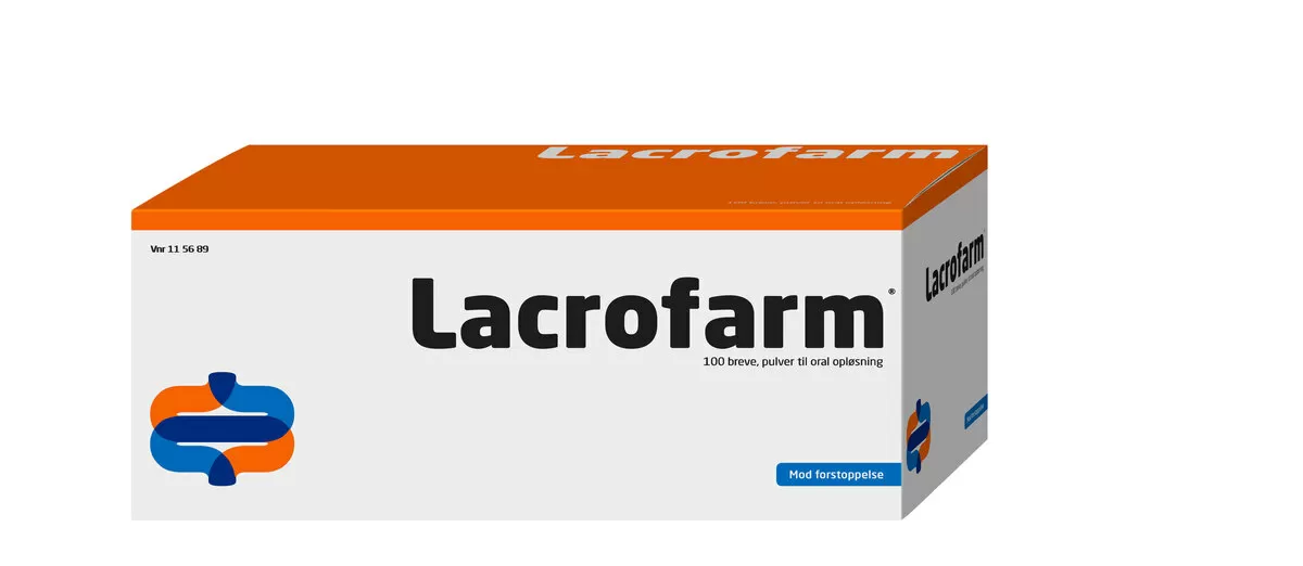 Lacrofarm, pulver til oral opløsning - 100 stk.
