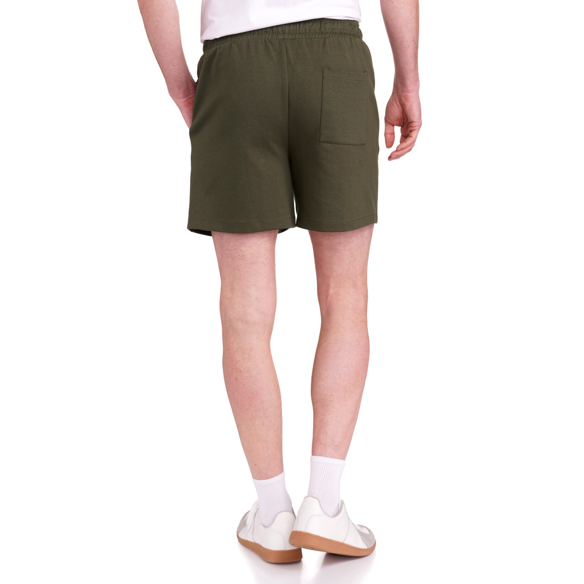 Jonas Nielsen Herren Shorts mit Elastikbund oliv