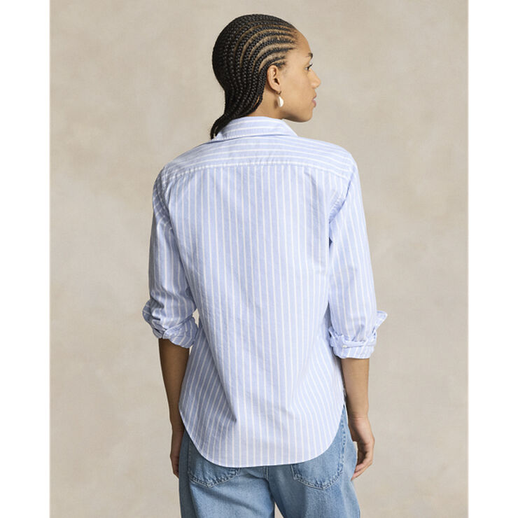 Polo Ralph Lauren 40/1 CTN OXFORD-LSL-BFS 1153 harbor island blue/white