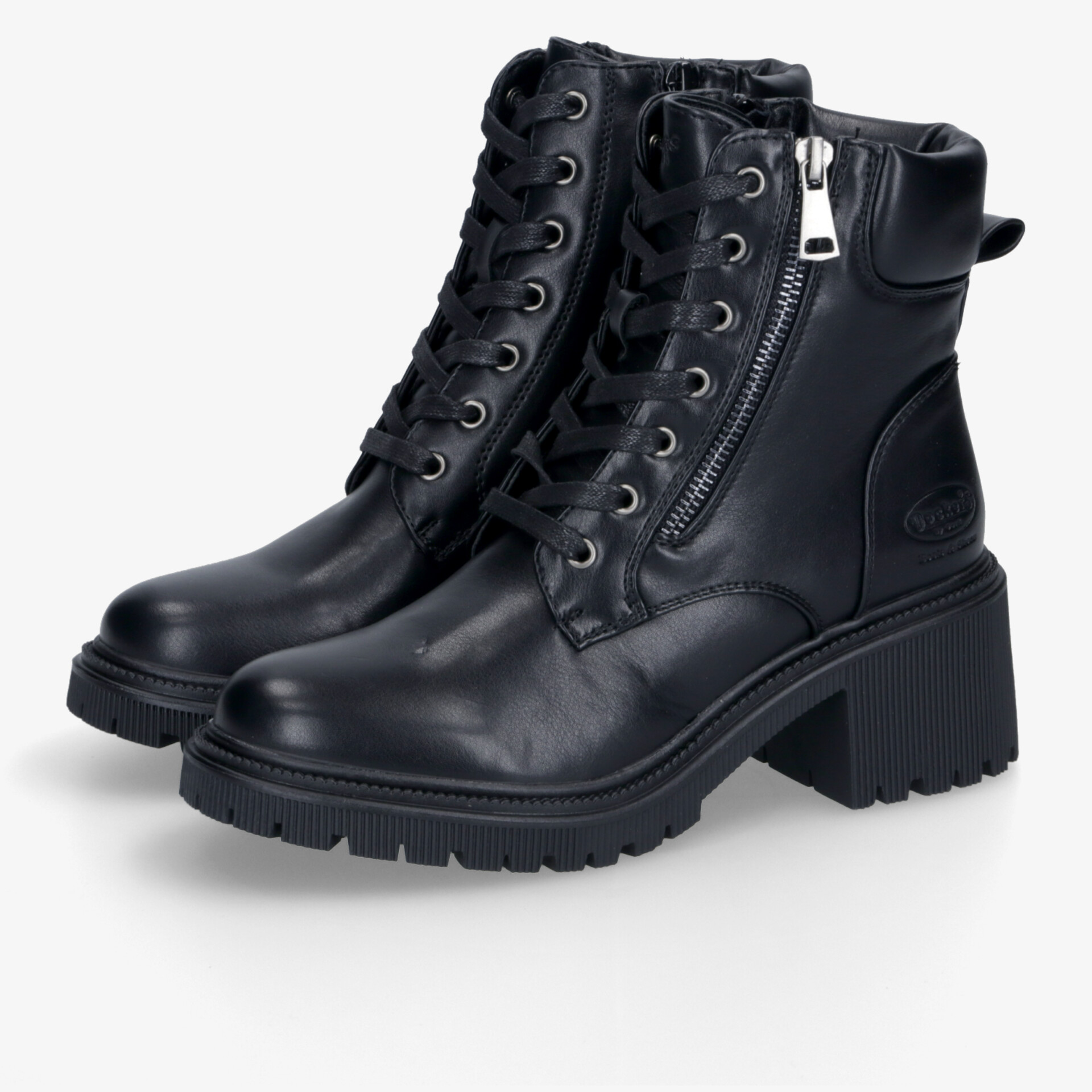 Dockers Damen Schnürstiefeletten schwarz