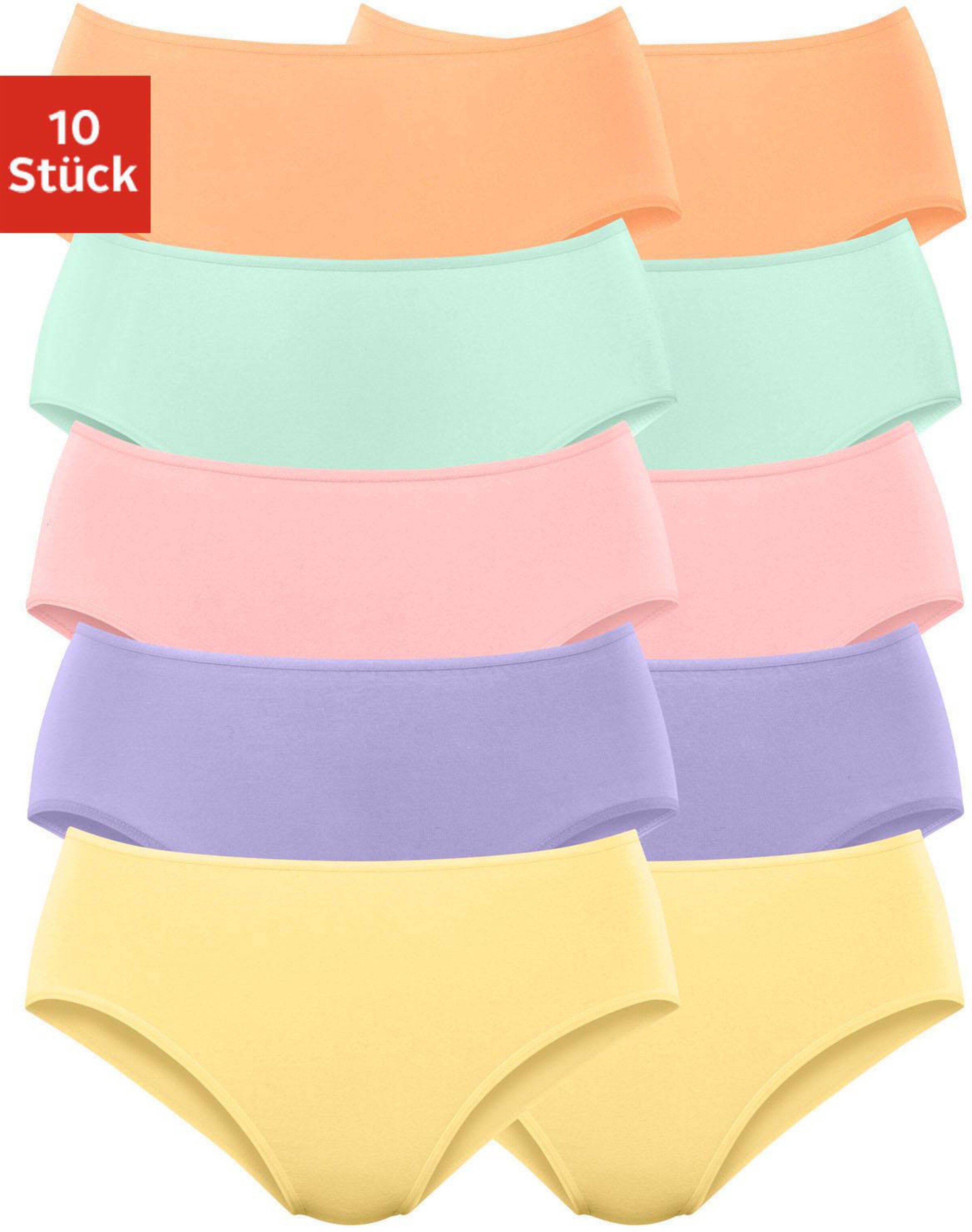 petite fleur Jazz-Pants Slips in orange, grün, rosa, lila, gelb