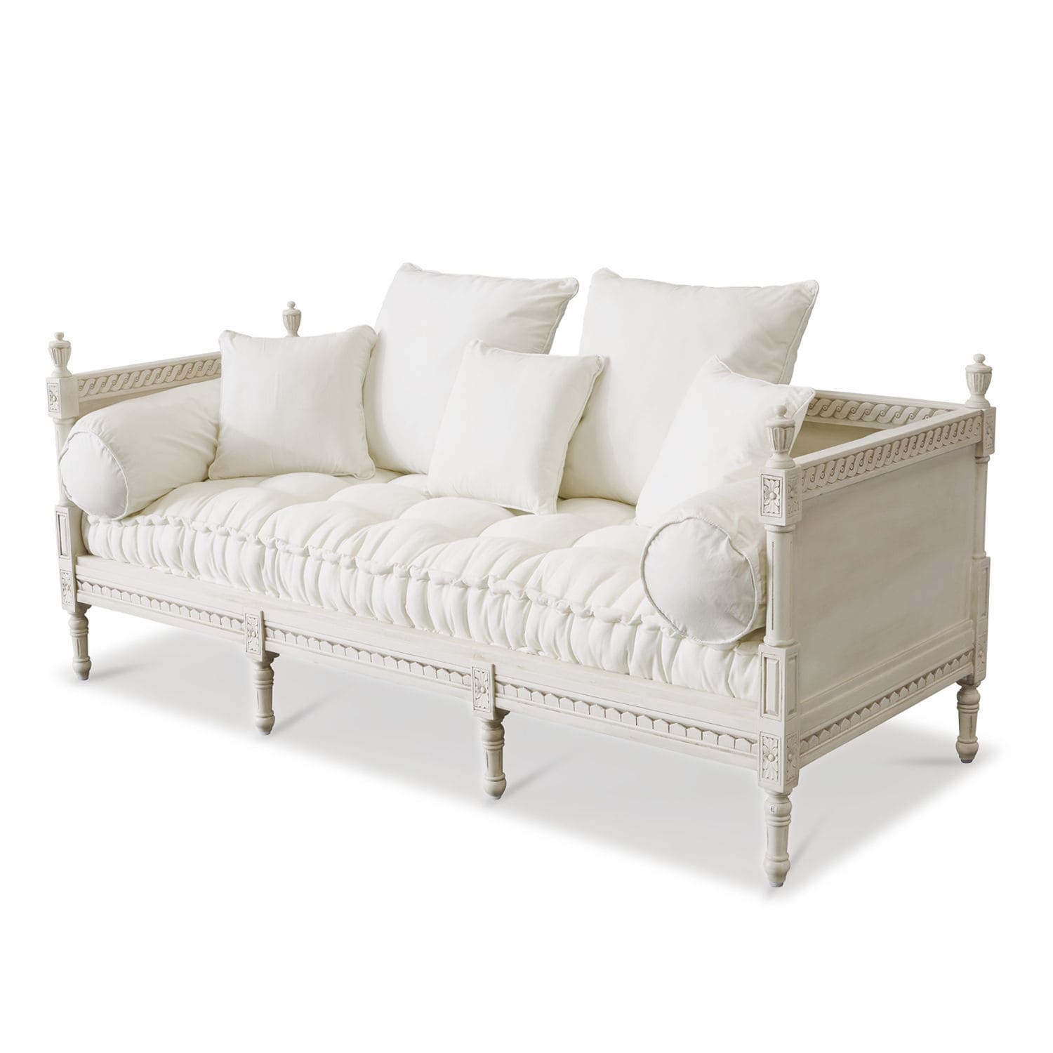 Sofa Douville antikweiß