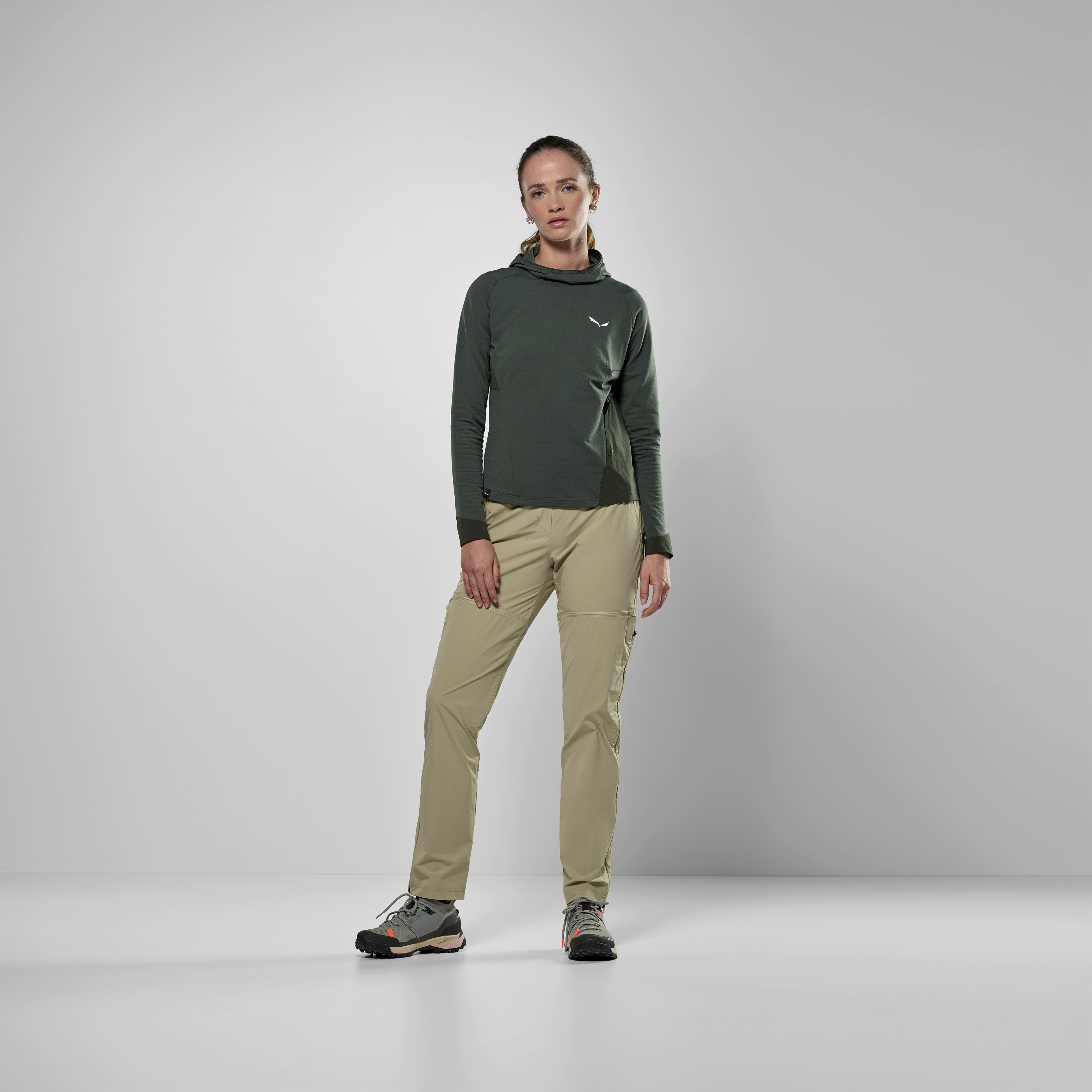 Puez Merino Durastretch Kapuzenpulli Damen