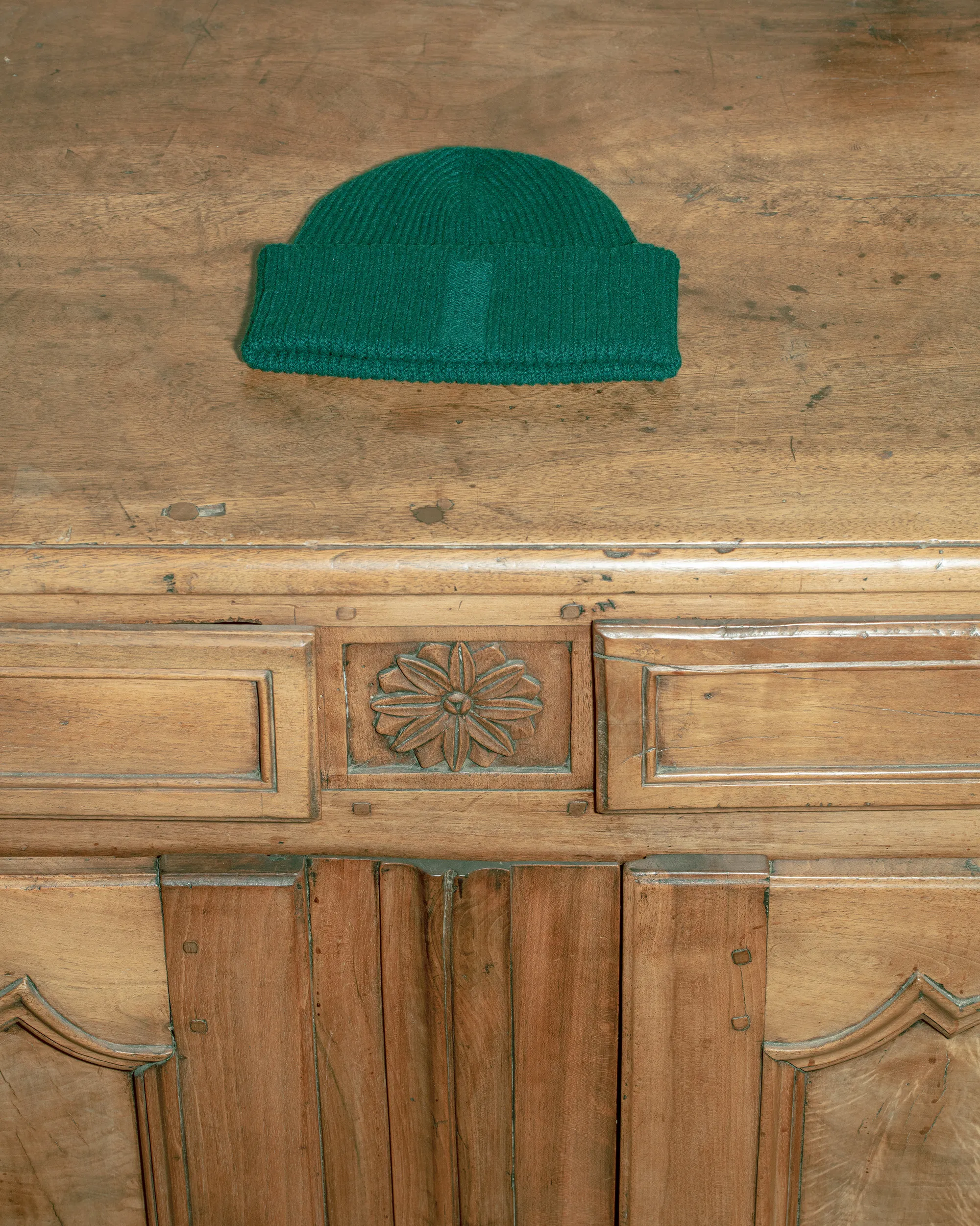 Bonnet en cachemire et laine régénérés L'Exception Paris x douillet L'Exception Paris