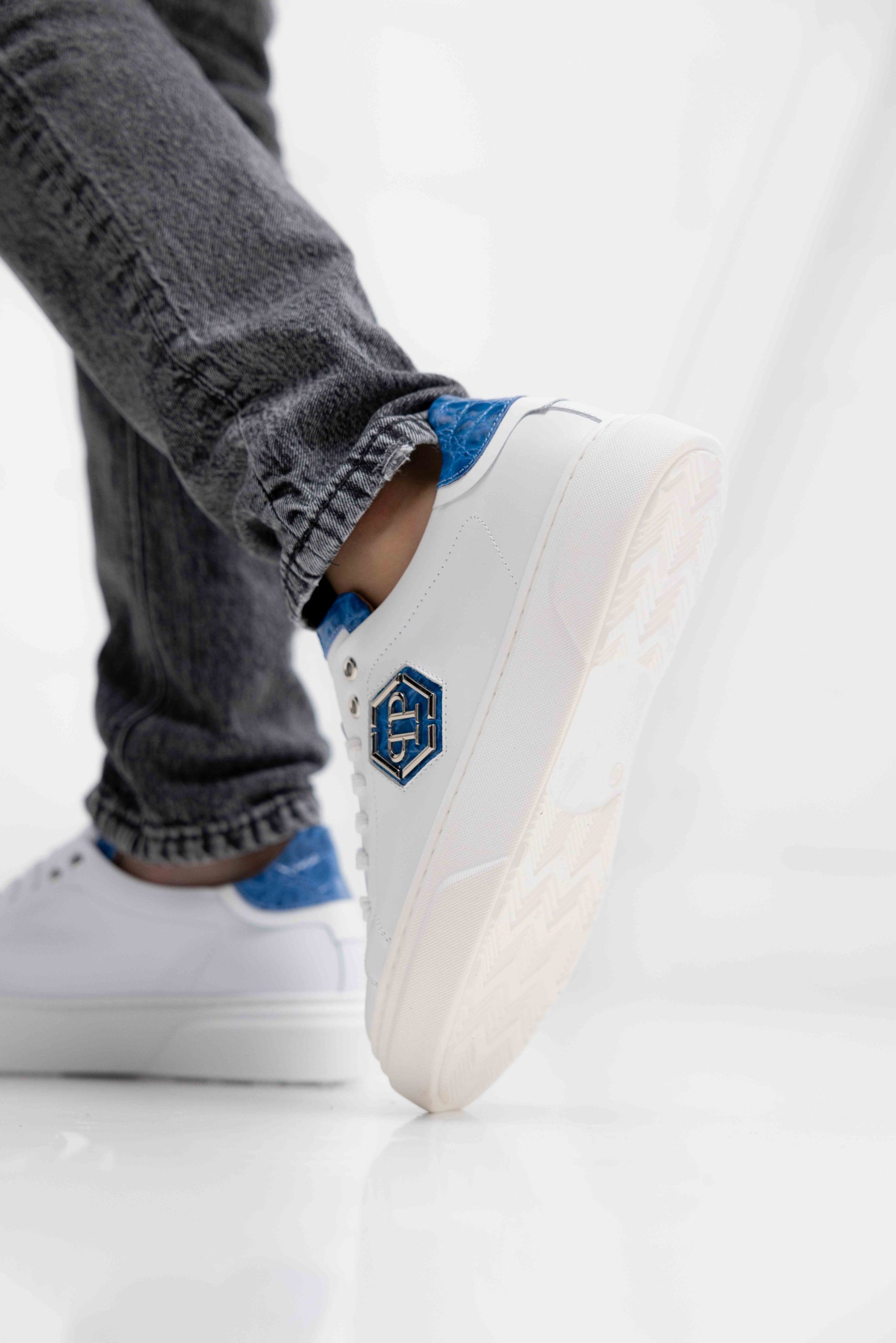 Philipp Plein 77967 Sneakers Kids Wit