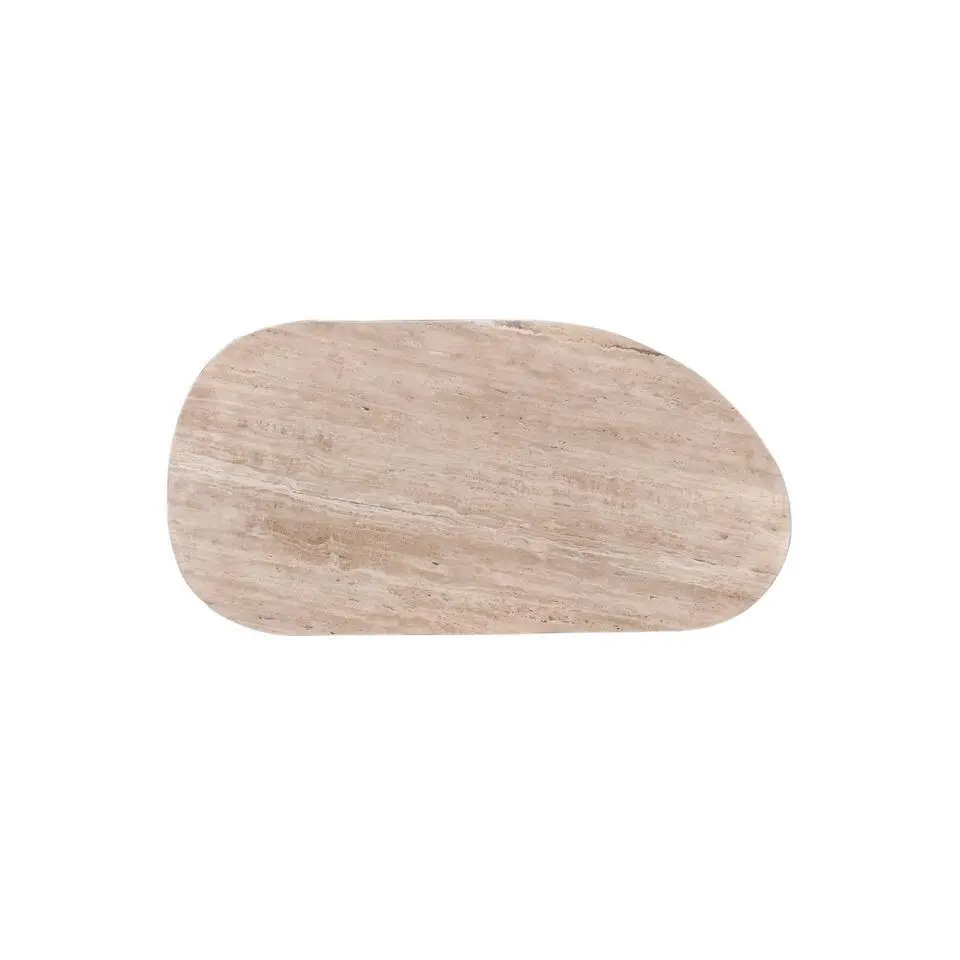 Salontafel Travertin 120cm - Japandi Stijl - Tafel Olaf