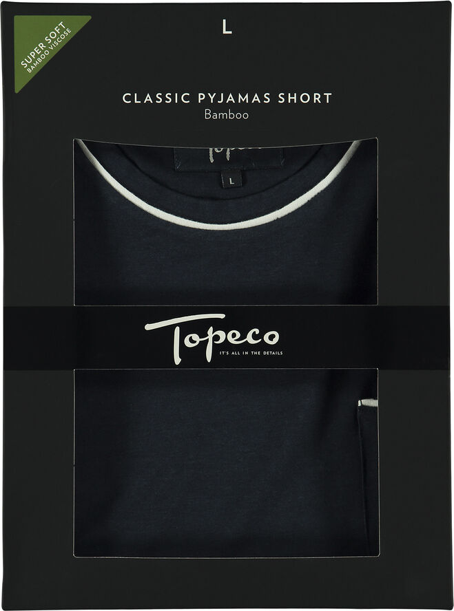 Topeco Topeco pyjama set, bamboo 595 navy