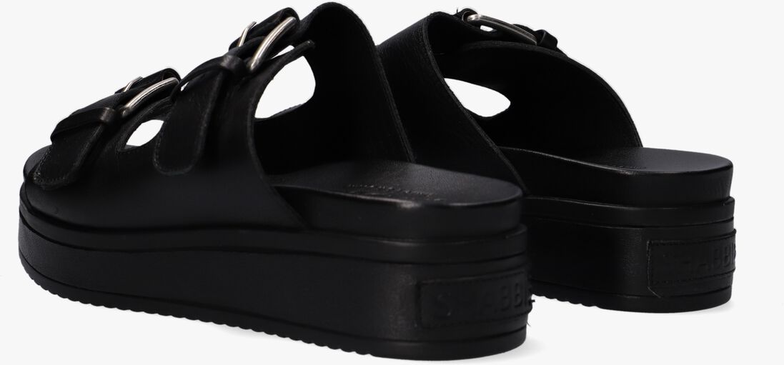 SHABBIES zwarte shabbies slippers 170020174
