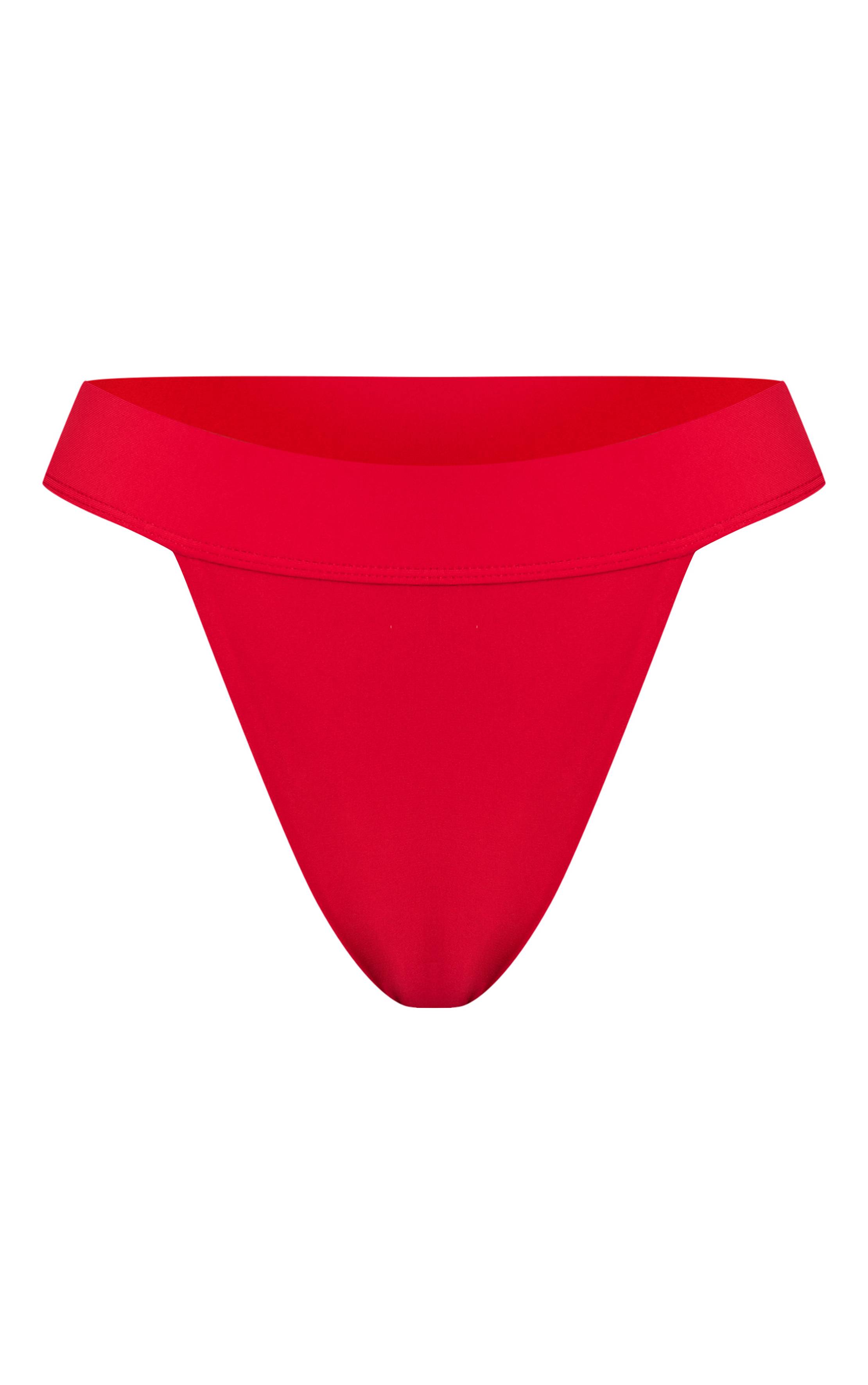 Rouge Bas De Bikini Brésilien Mix & Match