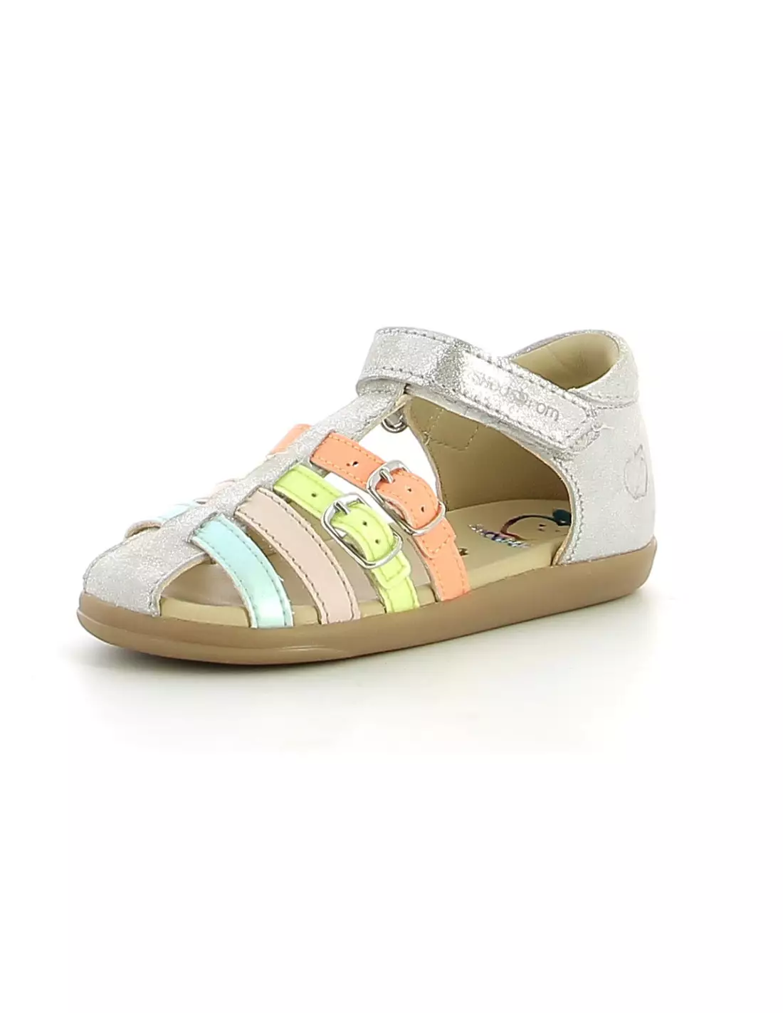 SHOO POM PIKA SPART - Sandales & nu-pieds DustGlitterSilverMulti