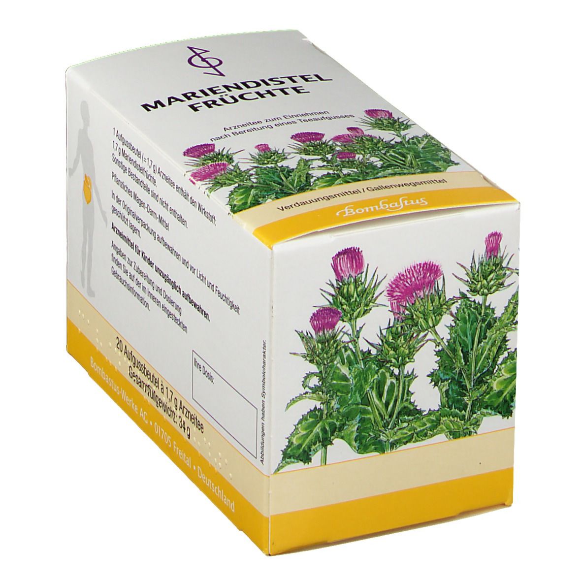 Bombastus Mariendistel Früchtetee