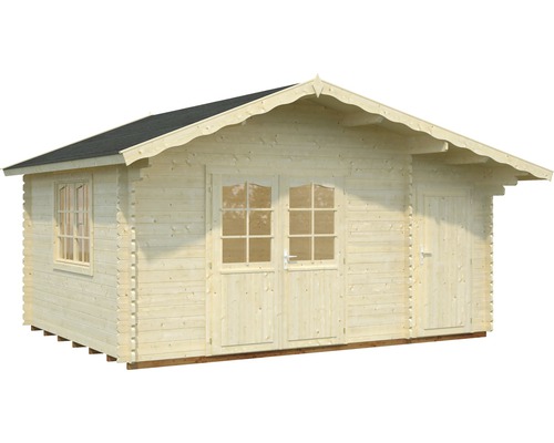 Palmako Emma tuinhuis, 14,2 m², inclusief vloer, 513 x 410 cm, natuurlijke afwerking