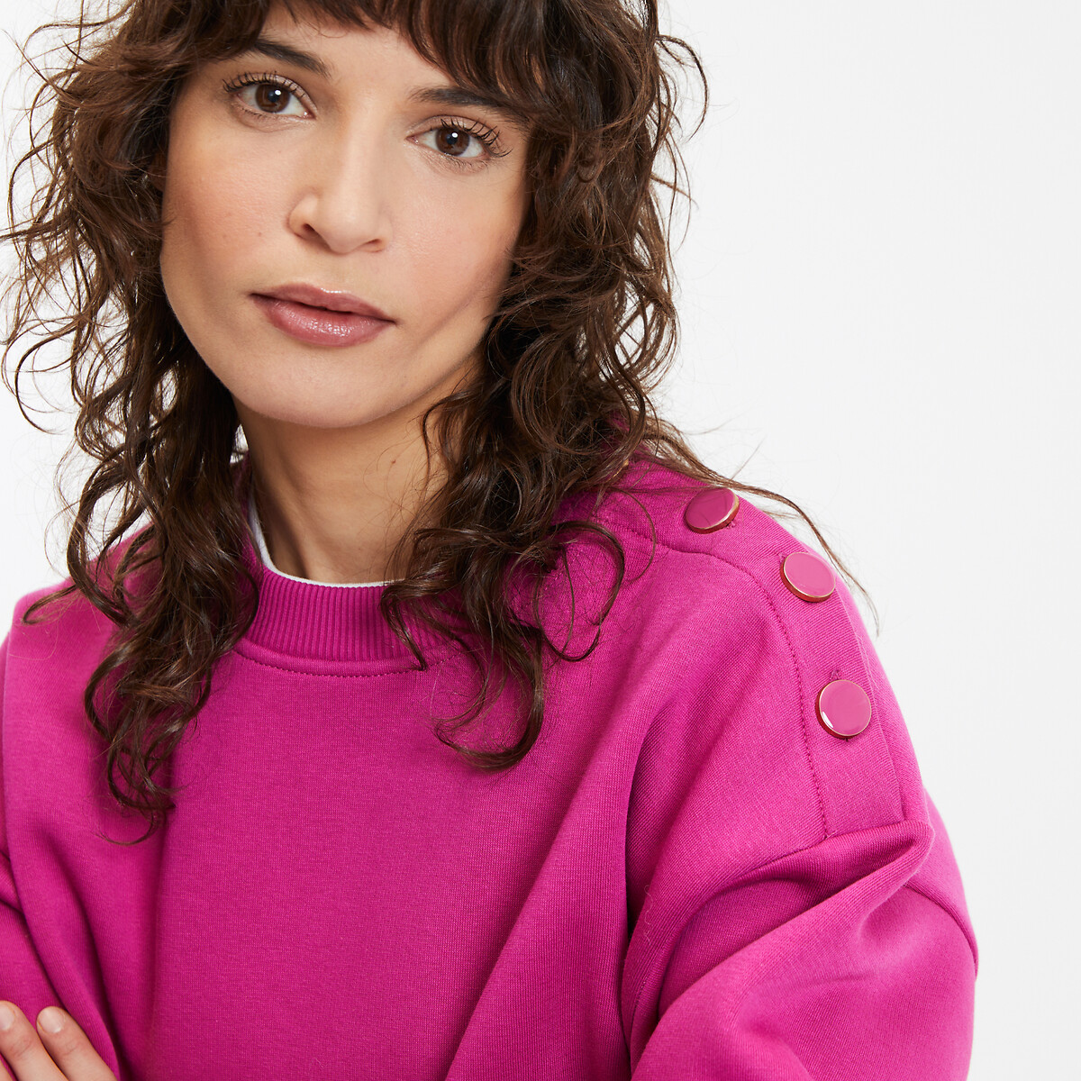 COLEÇÕES LA REDOUTE<br>Suéter com gola redonda