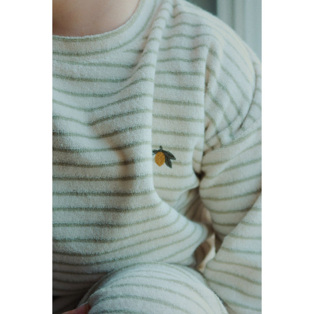 Køb Konges Sløjd Tea Stripe Itty Sweatshirt GOTS
