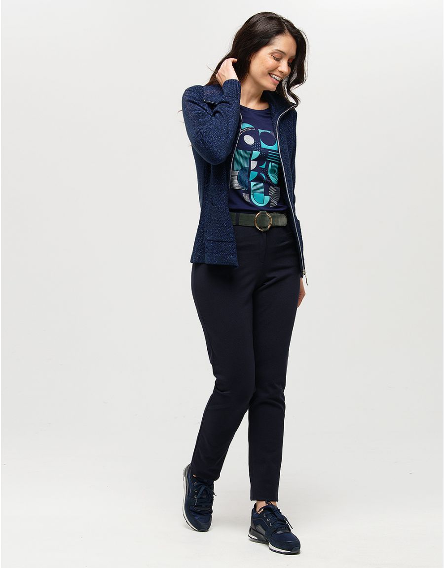 T-shirt marine motif pop
