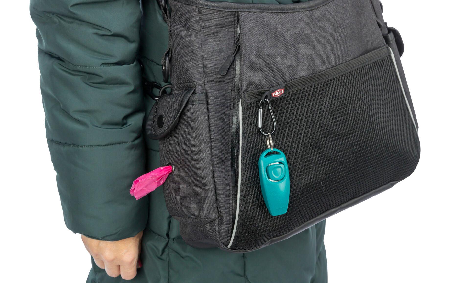 Gassi- und Dummy-Tasche, 34×29×9 cm, AnthrazitSnack-Tasche