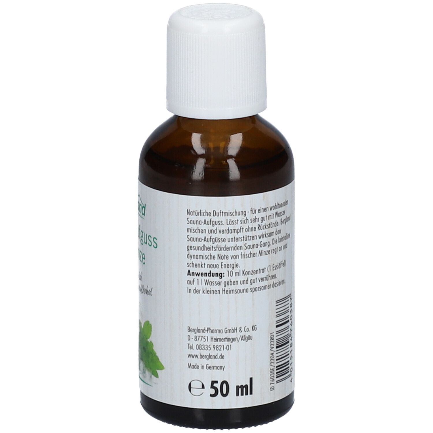 Bergland Sauna-Aufguss Eis-Minze