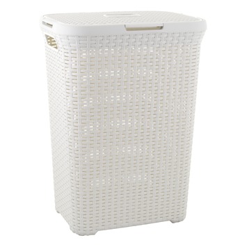 Curver Vintage wasbox wit 60 l incl. deksel