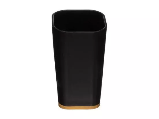 Distributeur de savon - L 7,3 cm x P 7,5 cm x H 17,5 cm - Epuréo - Noir