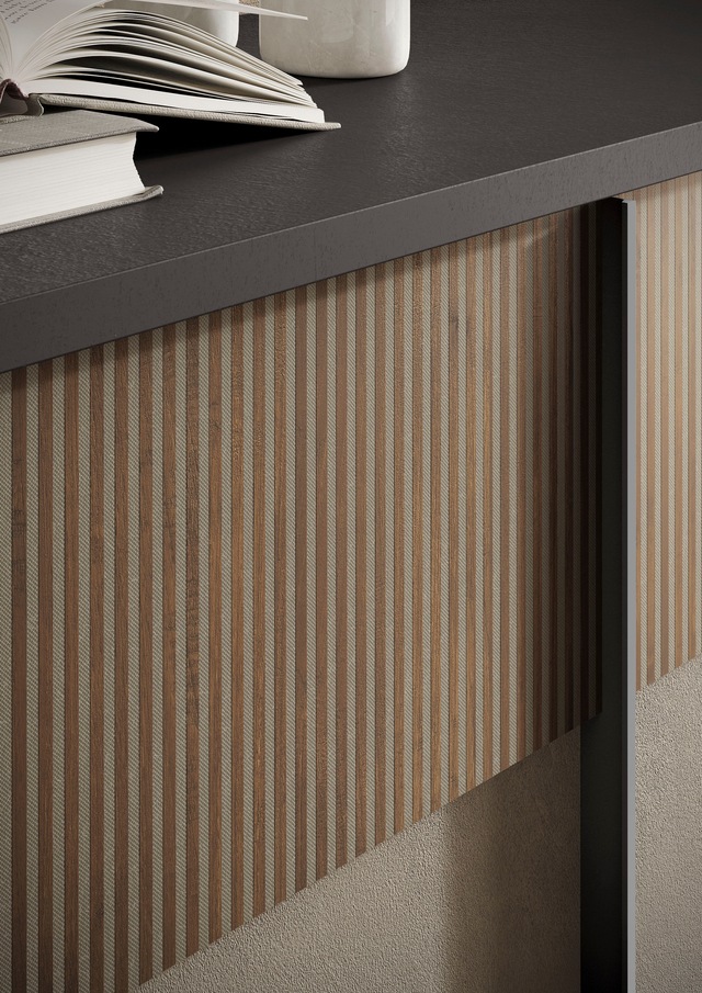 INOSIGN Sideboard »Everest Breite 206 cm, Kommode mit 4 Türen« Anrichte, Soft/Self Closing, Korpus 22 mm