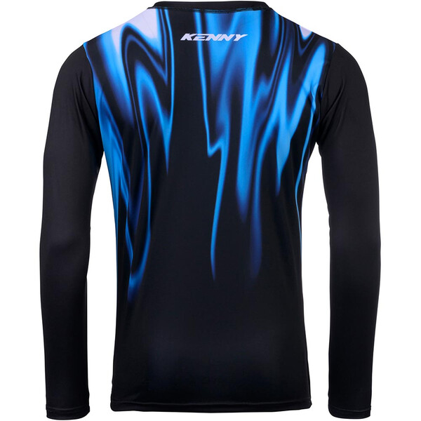 Kenny - Maillot enfant Track Raw Kid Noir / Bleu / Blanc