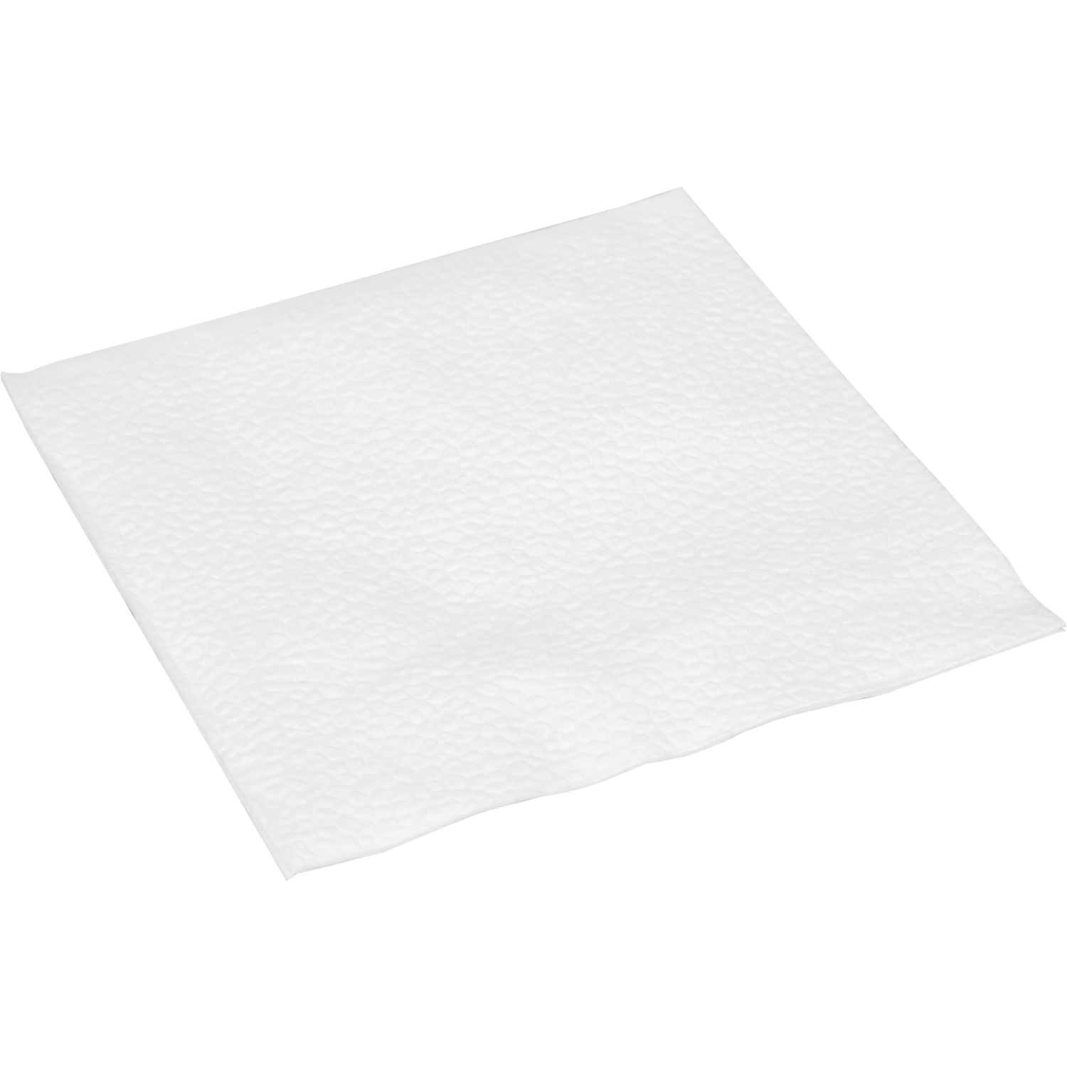Servet, 1/4 vouw, 1-laags, 24x24cm, papier, wit