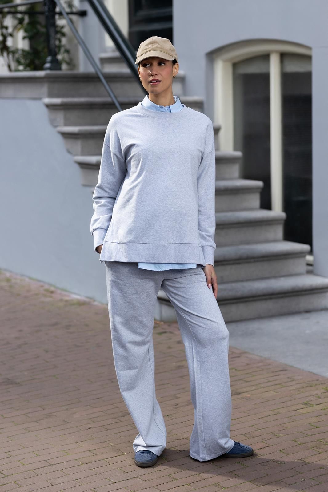 Noppies Maternity Joggingbroek Sari - Grey Melange