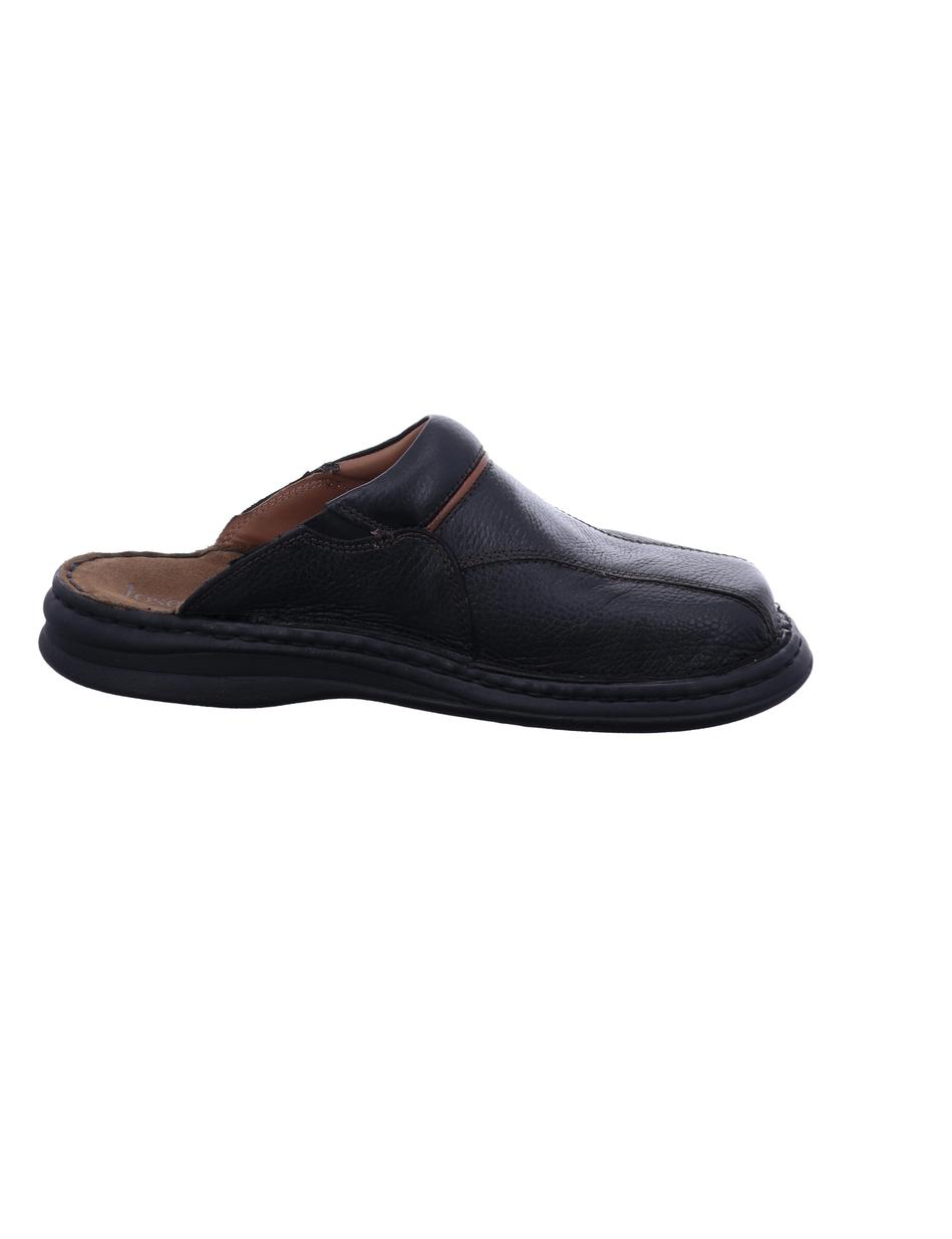 Clog Klaus, schwarz/cognac