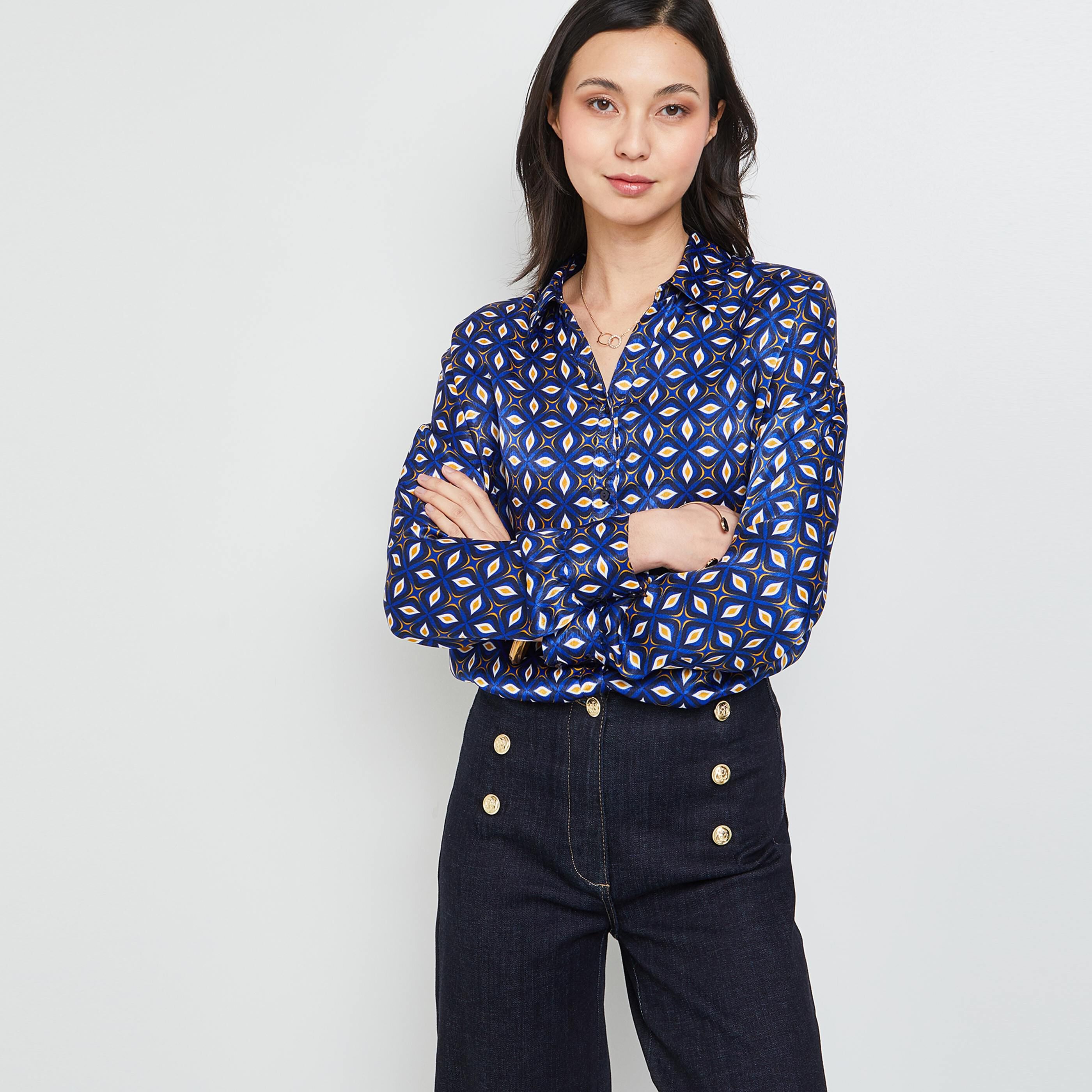 Chemise oversize femme - MARINE