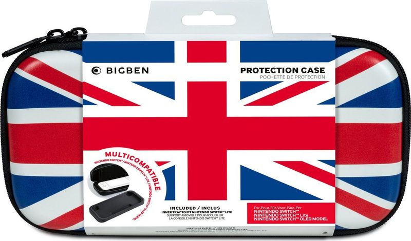 Nacon - Harde Transporttas voor Nintendo Switch - Britse Vlag, Funda Nintendo Switch