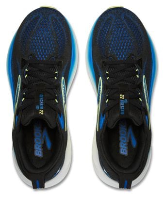 Chaussures Running Brooks Glycerin 22 Noir/Bleu/Jaune Homme