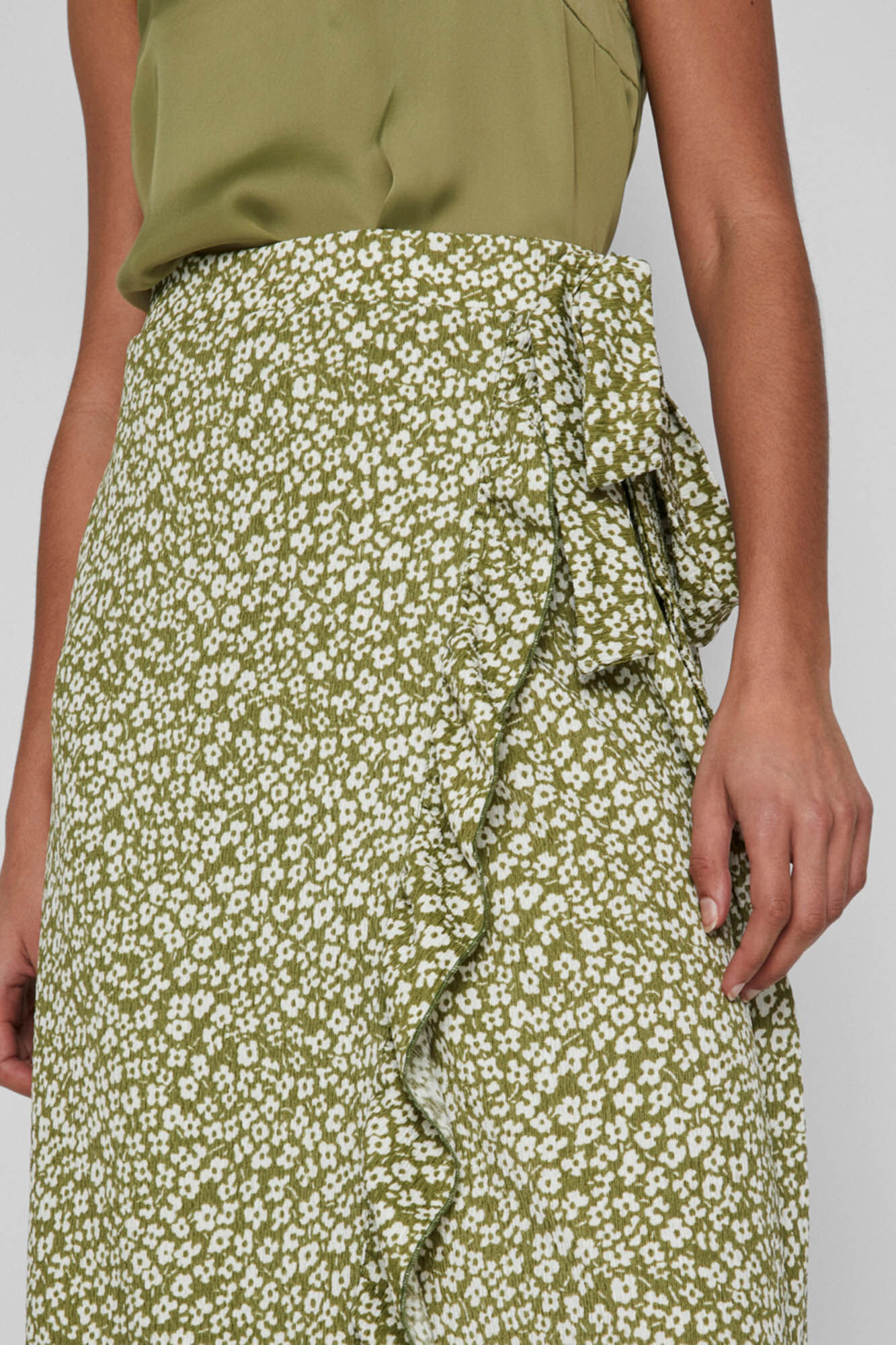 Saia midi envelope - Verde
