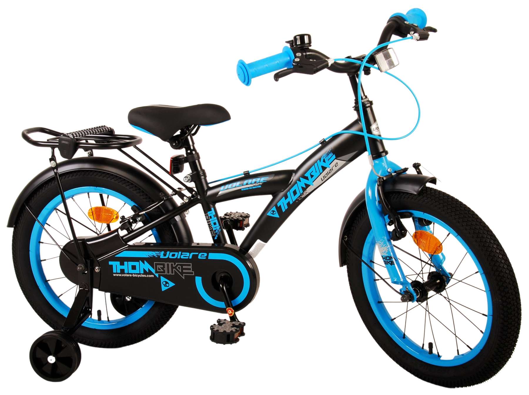 TPFSports Thombike Kinderfahrrad - Jungen - 16 Zoll - Rücktritt + Handbremse - Blau
