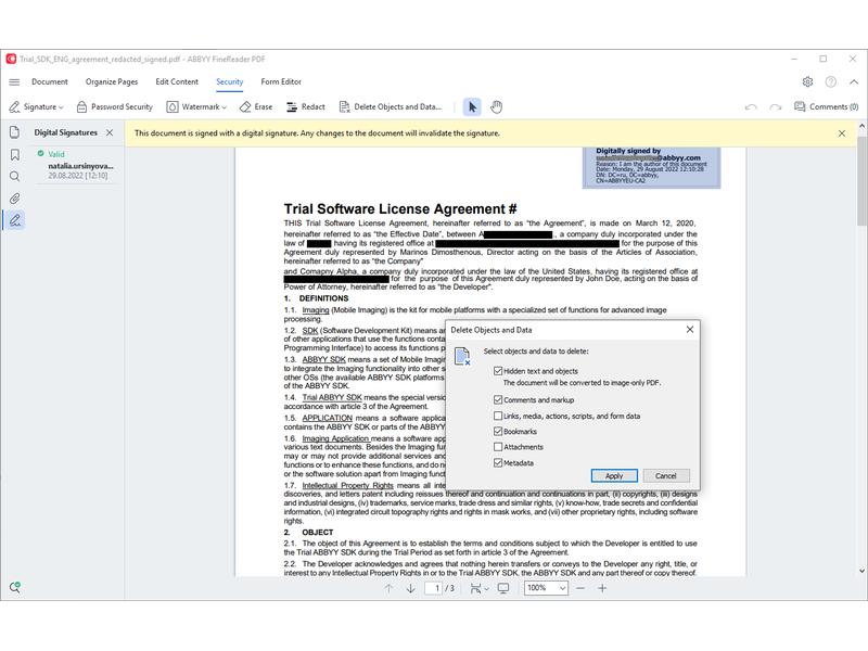 ABBYY FineReader PDF Corporate ESD, Subs., Single User, 3 J Umfassende PDF-Lösung