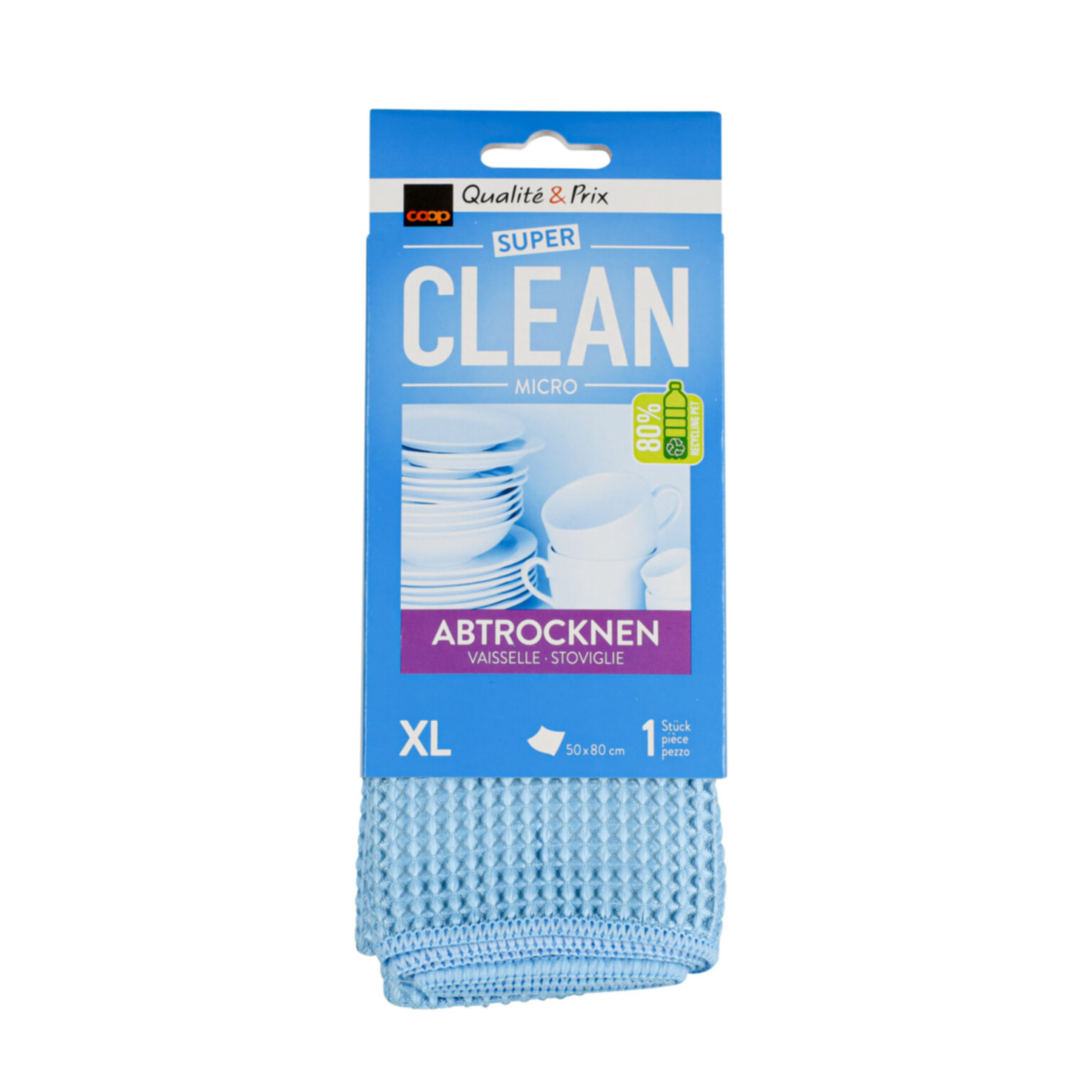 Clean Mikrofaser Geschirrtuch R-PET