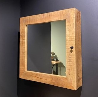 MD Interior Duke spiegelkast 80cm mangohout