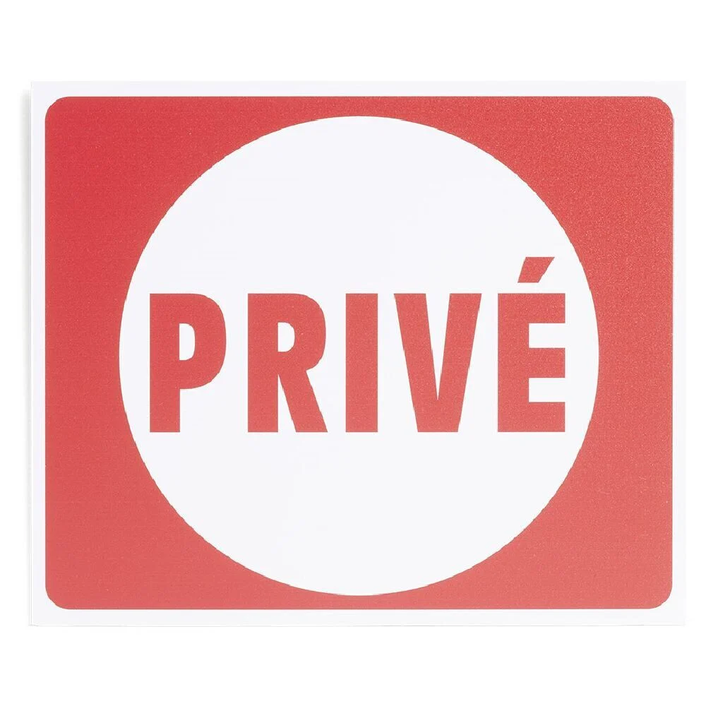 Plaque signalétique \