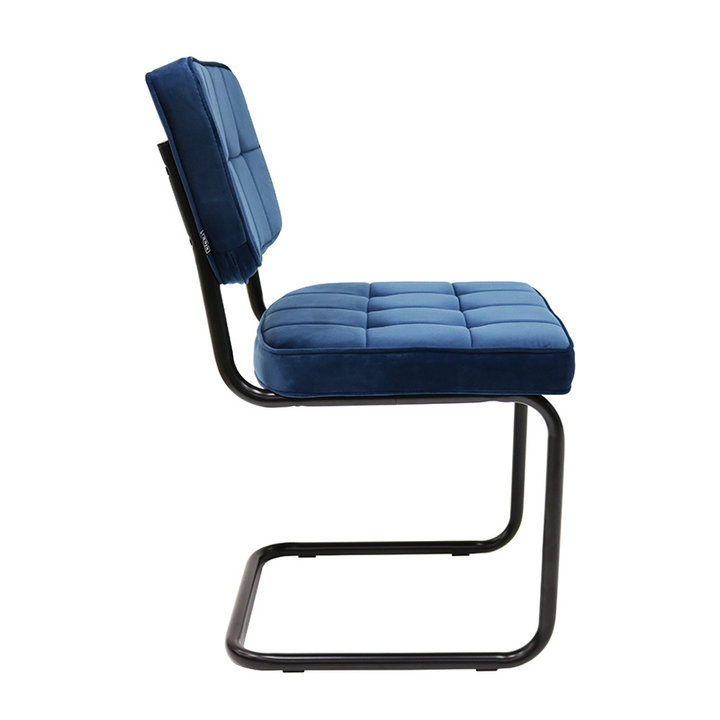 Stoel Velvet - Ivy Donker Blauw