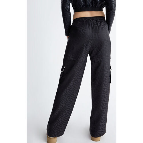 Liu Jo - Pantalón de raso jacquard Negro