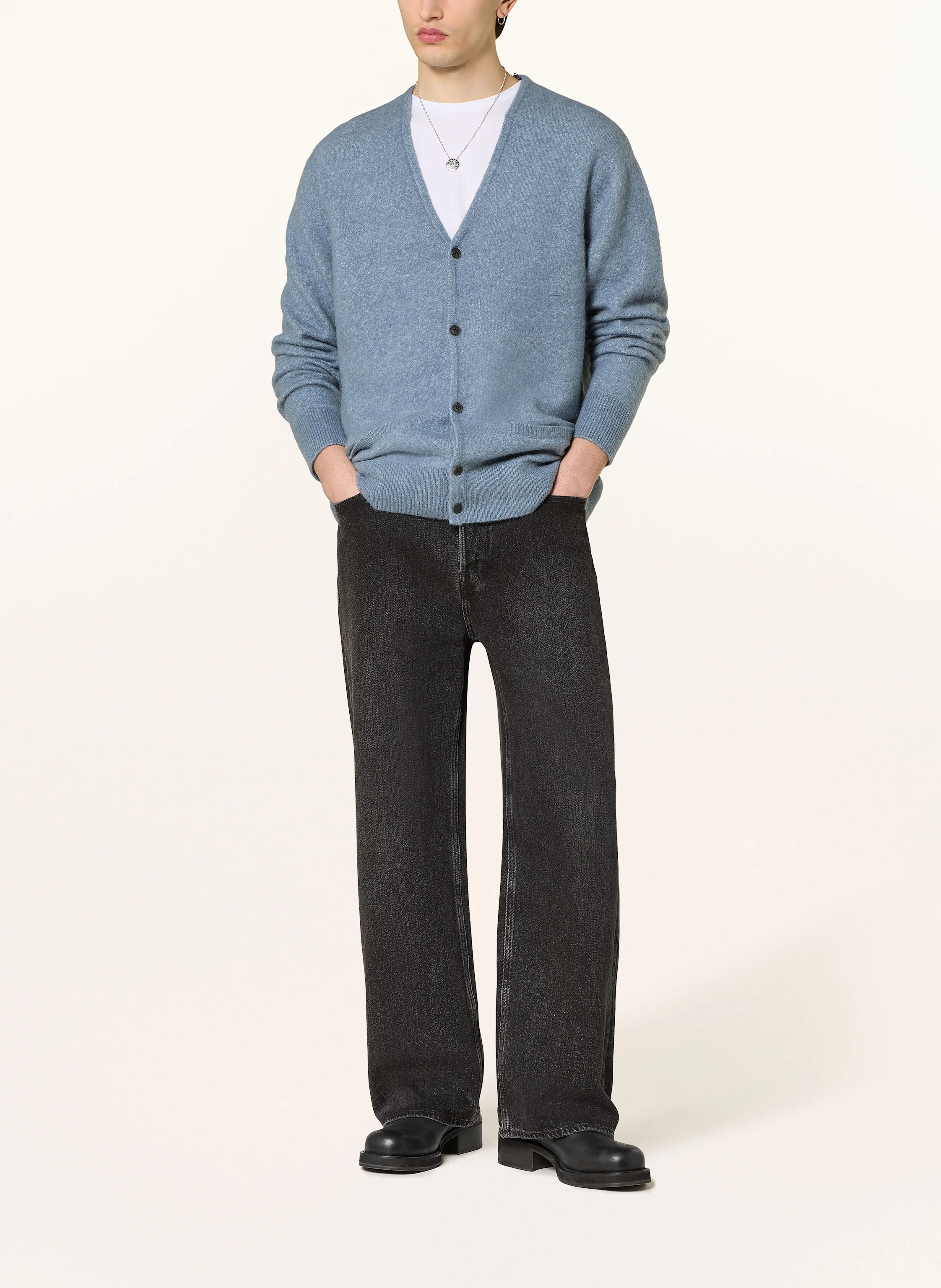 ALLSAINTS Strickjacke RENN mit Alpaka