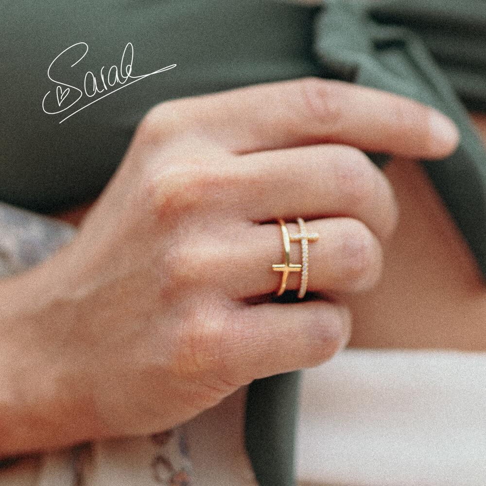 Double Cross Ring - PURELEI x Sarah Engels