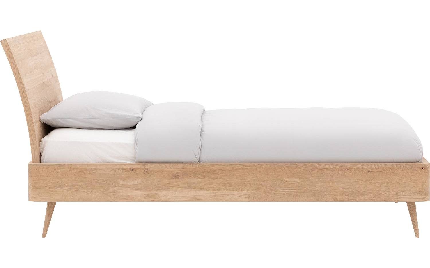Goossens Bedframe Dodge - 90 x 200 - Eiken naturel - Hout