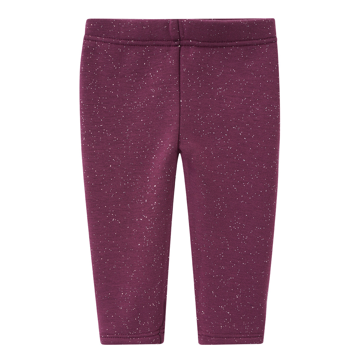Topomini Baby Thermo-Leggings mit Glitzer bordeaux