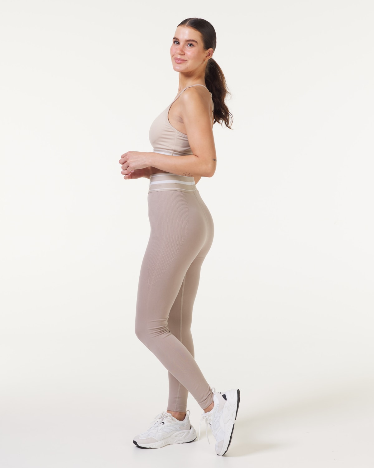 Bumpro Digi Tights Beige Pepper
