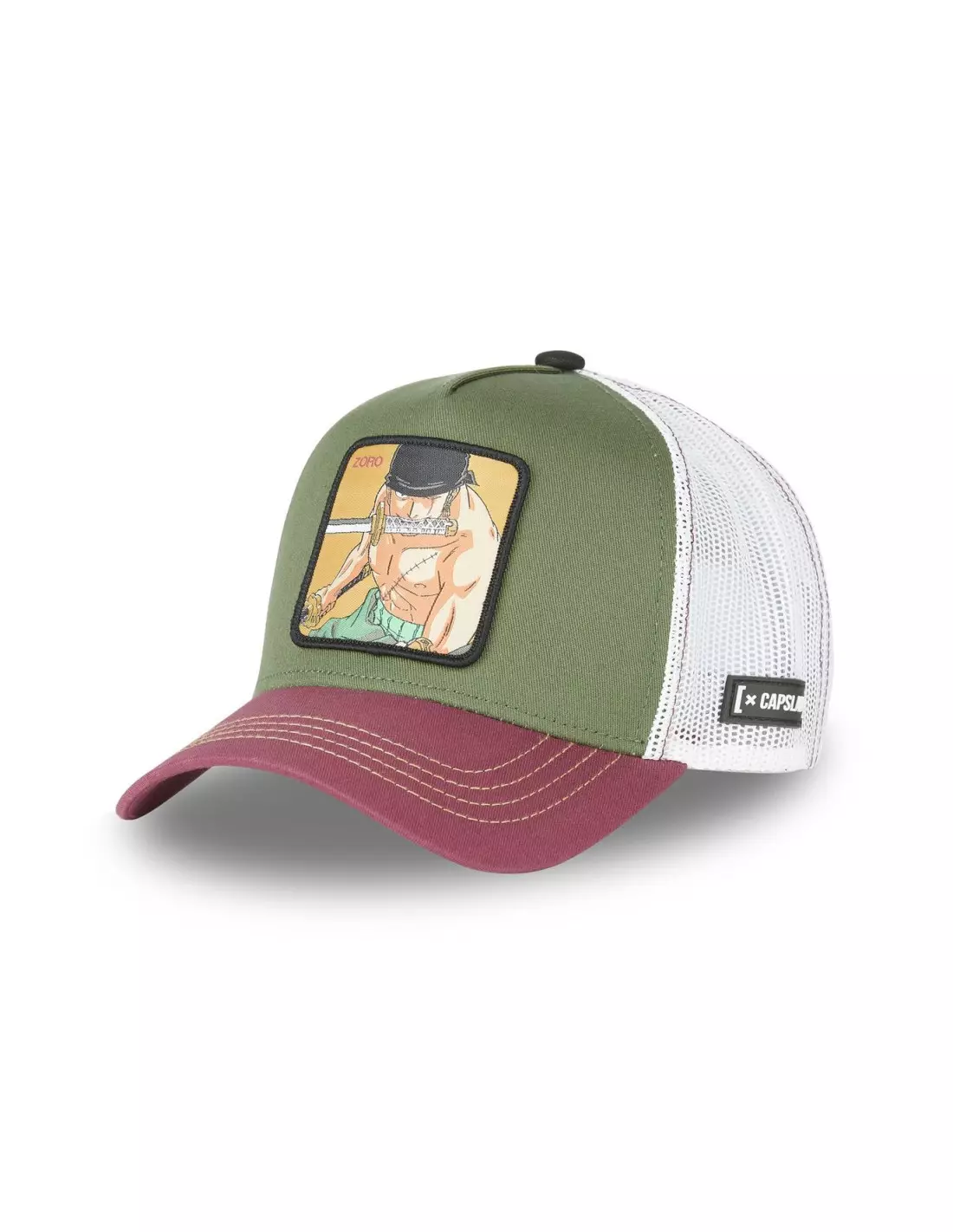 CAPSLAB Casquette One Piece - Zoro - Casquettes Kakiblanc